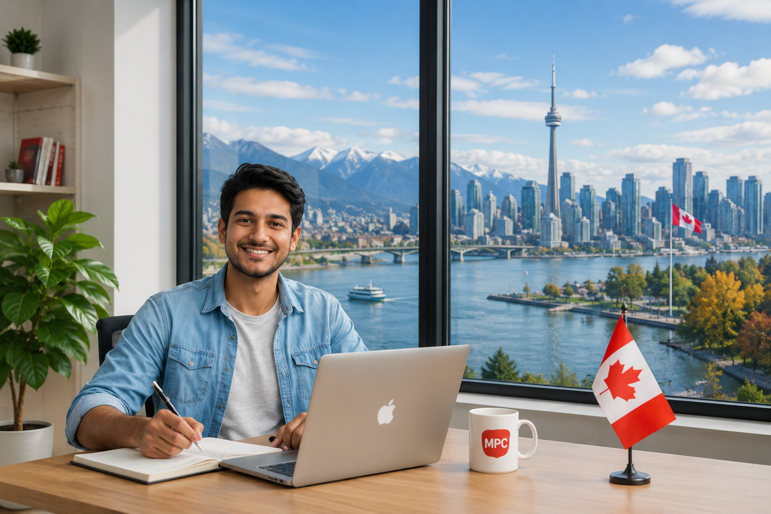 Student planning a Canadian immigration path